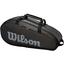Wilson Tour 6 Racket Bag - Black/Grey - thumbnail image 2