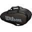 Wilson Tour 9 Racket Bag - Black/Grey - thumbnail image 1