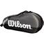 Wilson Team 3 Racket Bag - Grey - thumbnail image 1