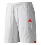 Adidas Mens adiPower Shorts - White/High-Energy - thumbnail image 1