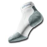 Thorlo Experia Mini Crew Socks (1 Pair) - White