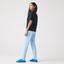 Lacoste Womens Lightweight Fleece Jogging Pant - Blue - thumbnail image 3