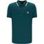 Fila Mens Albert Short Sleeve Tennis Polo - Green - thumbnail image 1