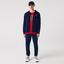 Lacoste Mens Mesh Panel Sweatpants - Navy Blue - thumbnail image 1