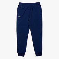 Lacoste Mens Mesh Panel Sweatpants - Navy Blue