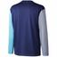 Yonex Mens YLST123EX Long Sleeve T-Shirt - Navy/Sky - thumbnail image 2