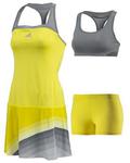 Adidas Womens adiZero Dress - Vivid Yellow/Tech Grey - thumbnail image 1