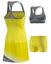 Adidas Womens adiZero Dress - Vivid Yellow/Tech Grey - thumbnail image 2