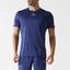 Adidas Mens Sequencials Climalite Running Tee - Indigo - thumbnail image 1