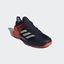 Adidas Mens Adizero Ubersonic 2.0 Tennis Shoes - Navy Blue/Red - thumbnail image 2