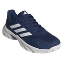 Adidas Mens Courtjam Control 3 Tennis Shoes - Dark Blue/Cloud White/Dark Blue - thumbnail image 7