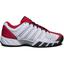 K-Swiss Mens BigShot Light 2.5 Tennis Shoes - White/Red - thumbnail image 1