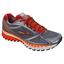 Brooks Mens Ghost 6 Running Shoes - Grey/Orange - thumbnail image 1