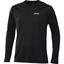 Asics Mens Long Sleeve Running Crew - Performance Black - thumbnail image 1