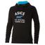 Asics Mens Graphic Hoodie - Black/Blue - thumbnail image 1