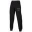 Asics Mens Graphic Brushed Cuff Track Pant - Black - thumbnail image 1