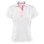 K-Swiss Womens BigShot 2 Polo - White/Neon Red - thumbnail image 1