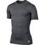 Nike Pro 2.0 Combat Core Short Sleeve Shirt - Carbon/Black - thumbnail image 1