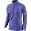 Nike Womens Element 1/2 Zip L.S. Running Shirt - Persian Violet - thumbnail image 1