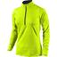 Nike Womens Element 1/2 Zip L.S. Running Shirt - Volt/Black - thumbnail image 1