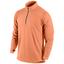 Nike Mens Element 1/2 Zip LS Running Shirt - Coral/Reflective Silver - thumbnail image 1
