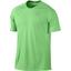 Nike Mens Miler UV Short Sleeve Running Shirt - Lucid Green/Reflective Silver - thumbnail image 1
