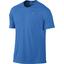 Nike Mens Miler UV Short Sleeve Running Shirt - Photo Blue/Reflective Silver - thumbnail image 1