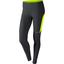 Nike Womens Filament Running Tights - Anthracite/Volt/Matte Silver - thumbnail image 1