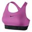 Nike Pro HyperCool Sports Bra - Pink/Black - thumbnail image 1
