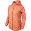 Nike Womens Racer Woven Running Jacket - Orange/Reflective Silver - thumbnail image 1