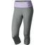 Nike Womens Legend 2.0 Capri - Grey/Purple - thumbnail image 1
