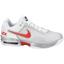Nike Mens Air Max Cage Tennis Shoes - Silver/Light Crimson - thumbnail image 1
