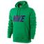 Nike Mens Club Dash Graphic Hoodie - Green/Blue - thumbnail image 1