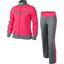Nike Girls N40 Stripe Warm Up Tracksuit - Hyper Punch/Grey - thumbnail image 1