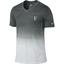 Nike Mens RF V-Neck Top - White/Grey - thumbnail image 1