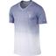 Nike Mens RF V-Neck Top - White/Iron Purple - thumbnail image 1