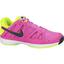 Nike Womens Air Vapor Advantage Tennis Shoes - Pink Powder/Black/Volt - thumbnail image 1