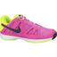 Nike Womens Air Vapor Advantage Tennis Shoes - Pink Powder/Black/Volt - thumbnail image 1