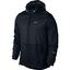 Nike Mens Hurricane Running Jacket - Black/Reflective Silver - thumbnail image 1