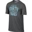 Nike Mens "Get Dirty In Paris" Tee - Charcoal Heather - thumbnail image 1