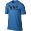 Nike Mens TNNS Tee - Blue - thumbnail image 1