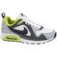 Nike Mens Air Max Trax Running Shoes - White/Volt/Wolf Grey - thumbnail image 1