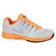 Nike Girls Vapor Court (GS) Tennis Shoes - Grey/Orange - thumbnail image 1