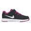 Nike Little Girls Vapor Court Tennis Shoes - Black/Vivid Pink - thumbnail image 1