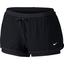 Nike Womens Full Flex 2-in-1 Training Shorts - Black/White - thumbnail image 1