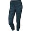 Nike Womens Dri-FIT Epic Run Tights - Black/Blue Lagoon/Reflective Silver - thumbnail image 1