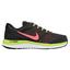 Nike Boys Dual Fusion Run 3 Running Shoes - Black/Hot Lava/Volt - thumbnail image 1