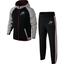 Nike Boys Brushed Fleece Tracksuit - Black/Grey - thumbnail image 1