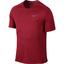 Nike Mens Dri-FIT Miler Top - Red - thumbnail image 1