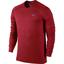 Nike Mens Dri-FIT Miler Long Sleeve Top - University Red - thumbnail image 1